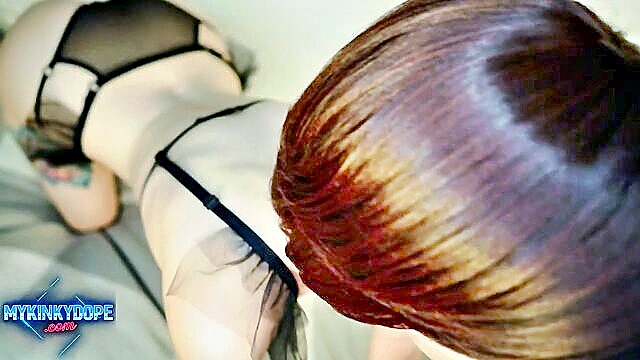 Mykinkydope - sexy european teen sucks and swallows in pov Ts