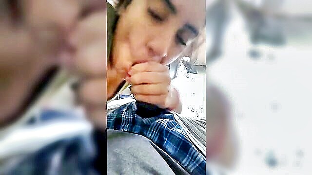 sexy mexican babe gives a messy blowjob in xxx porn video : Ts