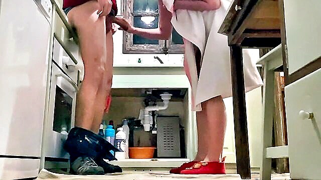 plumber seduces amateur woman for passionate sex : XES