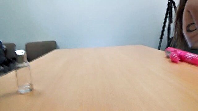 vivian vee casting left : Glass Desk Production1