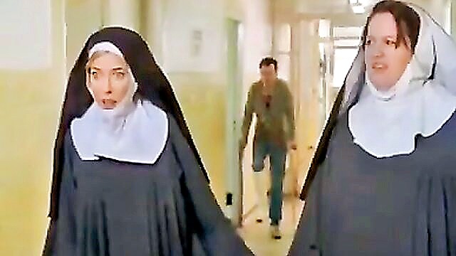 nuns tied up and exposed by cops in nature : We