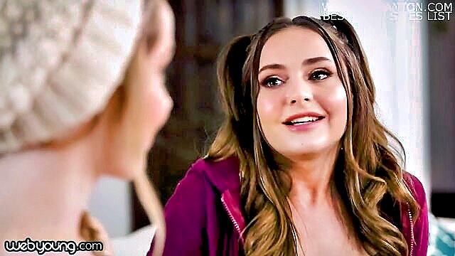 Aften Opal, Nikole Nash - shy and ambitious student gets sexy with college reporter in reality video Ts