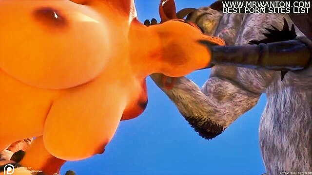 wild life game animation with furry alpha bulls and a hairy orgy : Ts