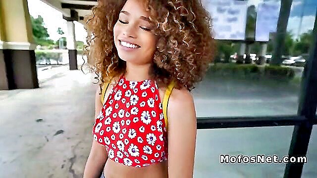 Cecilia Lion - voyeuristic copulation with a braless ebony babe in pov ama