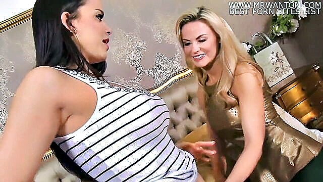 Sasha Cane, Jasmine Sinclair, Sasha, Jasmine, Kink - sizzling leather clad lesbians engage in erotic play and tribadism Kink