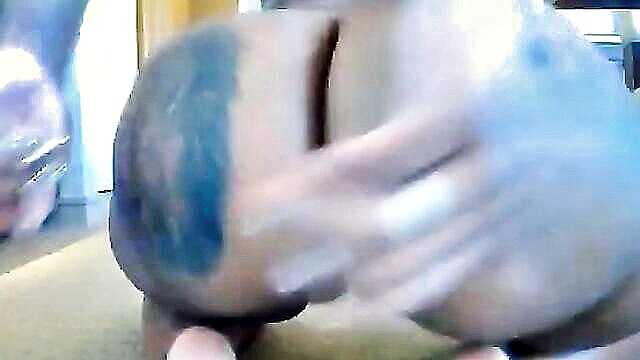 Cherokee - cherokee flaunts her ebony ass and gaping hole