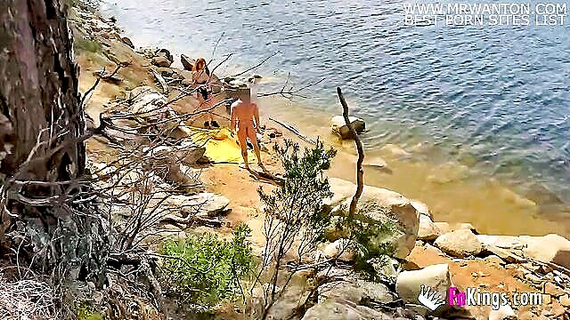 redhead, babe, outdoor - redhead seduces naked dude outdoors in porn xxx video