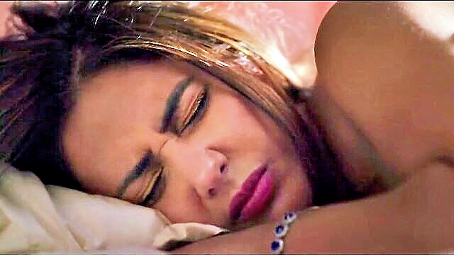 Indian TV star Hina Khan\'s steamy birthday celebration with Vivek, featuring intimate moments and passionate kisses.