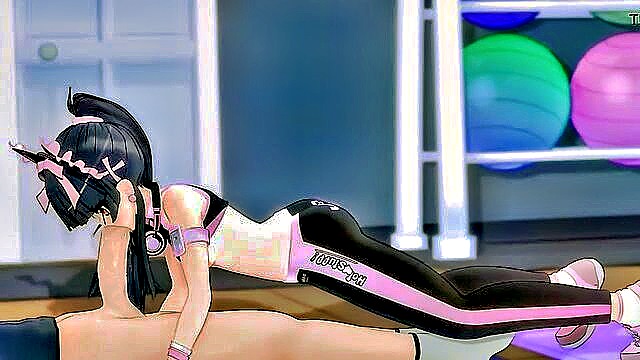 cartoon, hentai, anime - cartoon babe gets fit with kinky workout routine in xxx porn full hd