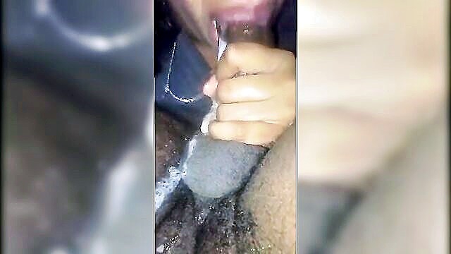 ebony babe swallows cum like a pro in amateur video : Cums