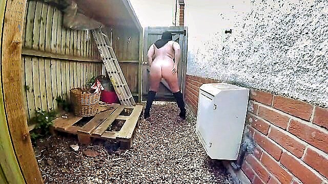British wife Haley seductively showcases her assets in a Muslim Hijab and boots, captured in high-quality HD porn videos on Clips4Sale.