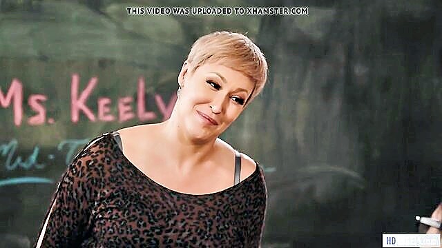 Busty teacher seduces nerdy student in Xxx porn video. Intense lesbian encounter ensues.