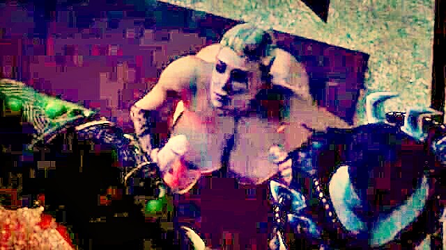 In this animated image, seductive Mortal Kombat babes with voluptuous assets are eagerly pleasured by the ruthless Kano, leading to a steamy, intense encounter.