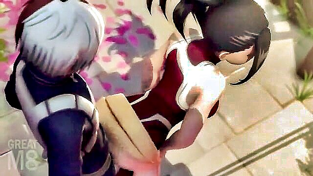 hentai, cartoon, compilation - my hero academia hentai compilation on porncom   hot and steamy