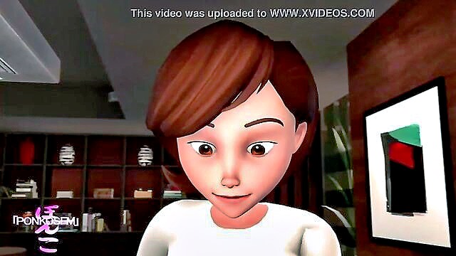 violets erotic encounter with incredimomma in 3d hentai : Ts