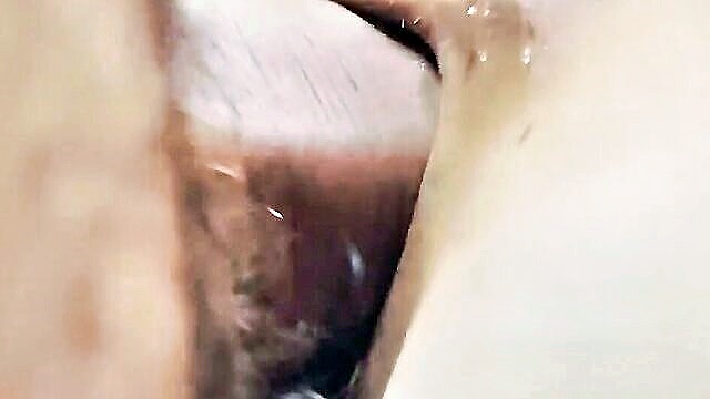 intense and up close doggystyle action with ass licking and creampie : Doggy