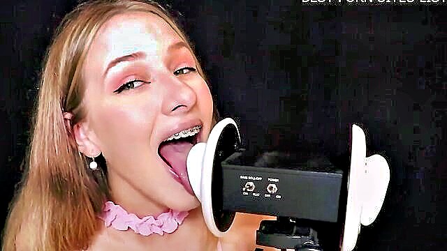 blonde, white, asmr - blonde babe gives dreamy backseat blowjob on wwwxxxcom