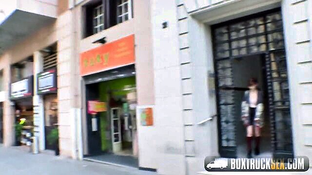 Caomei Bala - sensual caomei balas public strip show for free xxx entertainment Box Truck Sex
