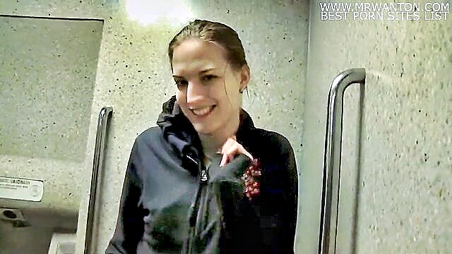 british girl exposes her tits and pees in public yoga pants : Orrange Media