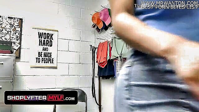 busty milf and naughty teen caught stealing searched intimately : Shoplyfter MYLF