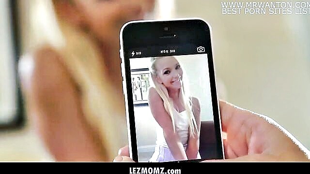 In HD, a busty mom and her flat-chested stepdaughter indulge in taboo lesbian desires.