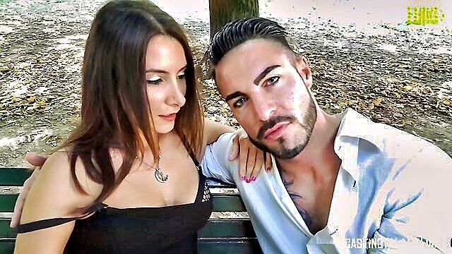 Debby Love - italian newbie debby loves intense anal audition with a horny stud AmateurEuro
