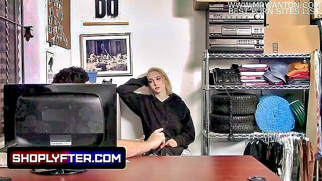 Dylann Vox - free sex video big tit teen gets disciplined with facial and deepthroat ShopLyfter