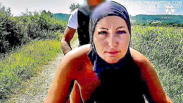 car, exhib, public-flashing - cheating muslim wifes public encounters and exhibitionism caught on camera