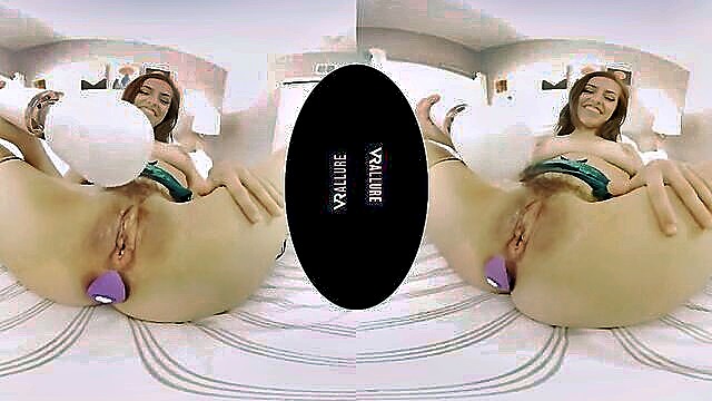 Spencer Bradley - vrallure spencer flaunts her natural tits and toys in hd solo show VR Allure