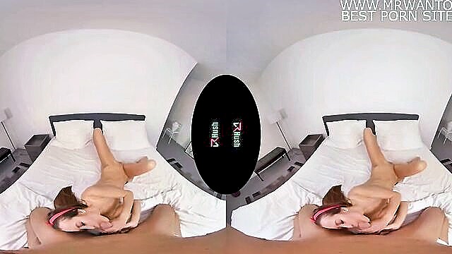 Cindy Shine - vrhush cindy shines tantalizing pantyless pov blowjob and cumshot VRHush