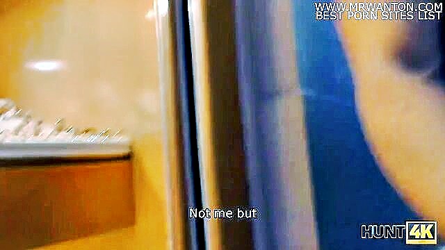 dark haired chick worships dick for cash in steamy reality video : Hunt 4K