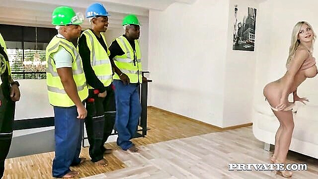 Nathaly Cherie - busty nathaly cherie in intense interracial gangbang spectacle Private