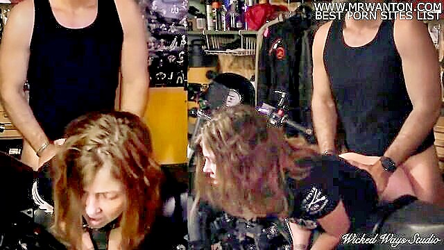 Wicked Fellow - wicked fellows painful anal amateur ride on motorcycle Wicked