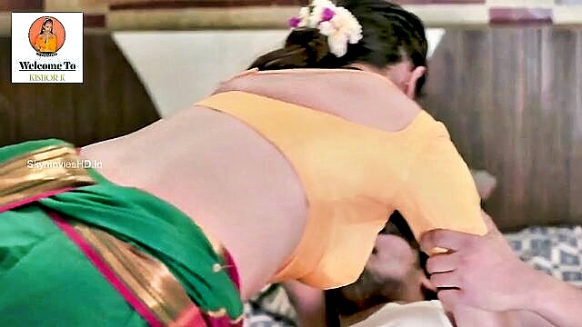 Aabha Paul - sultry milf indulges in wild rough sex with two men Cums