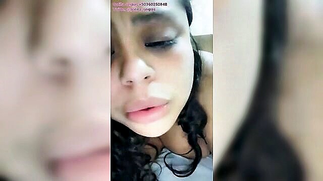 latina, musica - alone girl listening to latin music and dancing sexily