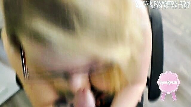 Luna Love - lazy blonde office slut craves hardcore pov creampie Luna Love