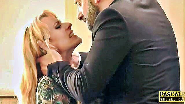 Brittany Bardot, Pascal White - wild mature brittany bardot in intense bdsm ass fucking and deepthroat action Pascals Subsluts