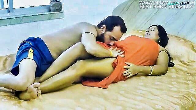 sensual indian trio explores passionate threesome in action : We