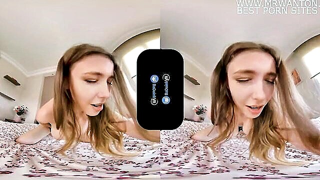 Mila Azul, Azul - busty teen babe mila azul masturbates in 180° virtual reality Badoinkvr