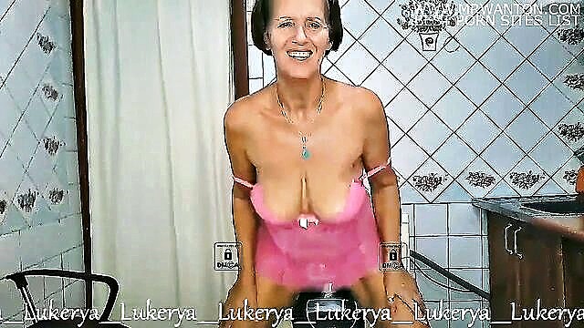 Lukerya - lukerya serves sensual breakfast and sizzling coffee dancing in a pink peignoir Pawg