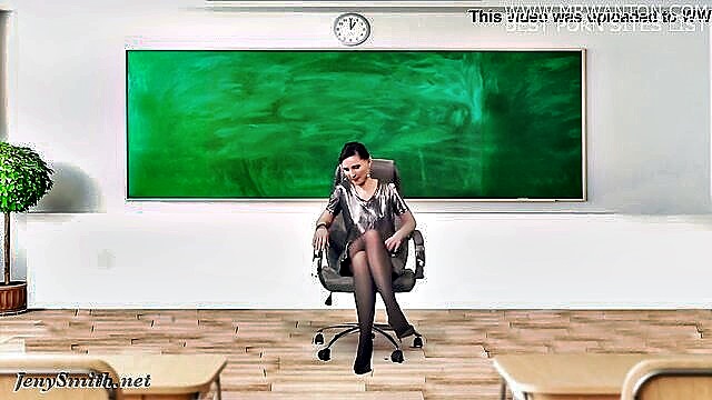 Jeny Smith - seductive russian teacher teased with x ray glasses in sex porn video Jeny Smith