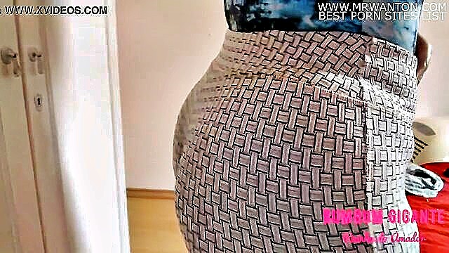 Ninfeta - gorgeous big assed beauty in white leggings a delightful treat xxx fuck