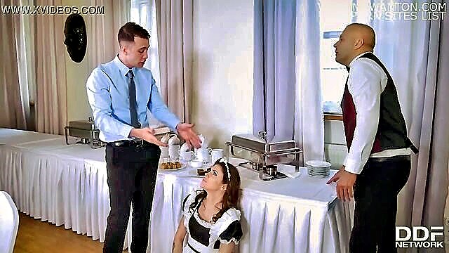 Tori Hendrix - kinky catering with verona sky in ddf networks milf porn and dp porn trailers DDF Network Trailers