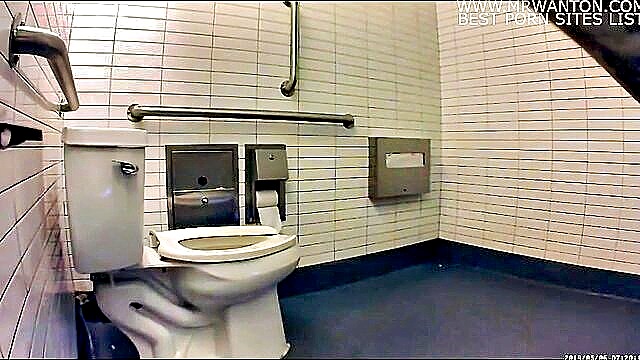 18 year old, hidden camera, amateur - hidden camera captures wild chipotle bathroom escapade