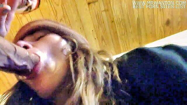 teen, cumshot, cum - american teen goes wild with big dick in homemade video
