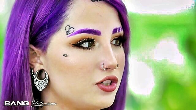 new sex scene featuring a punk teen in a wild threesome : Pretty And Raw