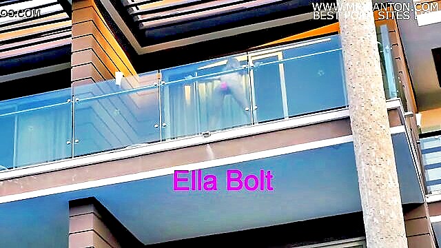 Ella Bolt, Ella - busted in the open blonde teens wild dildo ride and squirting