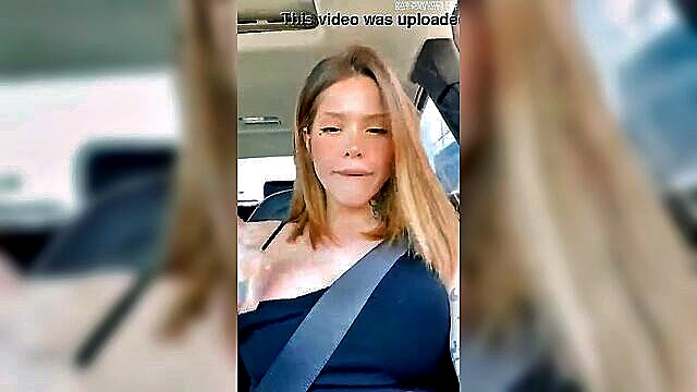 big, boobs, teen - boobs while driving
