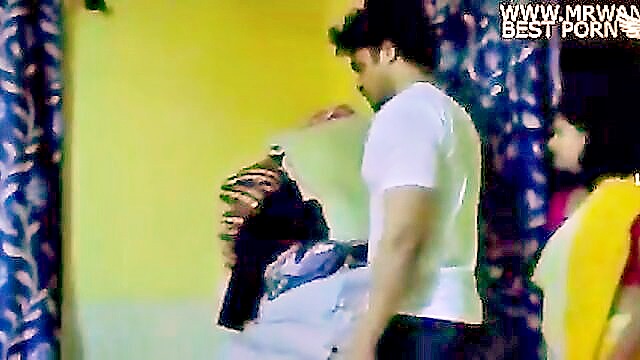 Indian girl succumbs to passionate advances from her lover in a steamy, forced seduction.