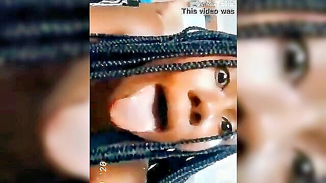 sound, ebony, tongue - ebony tongue play with sound vomit fetish